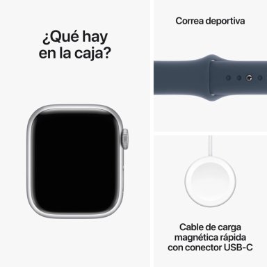APPLE WATCH SERIE 9 - 41MM TALLA S/M PLATA - 10