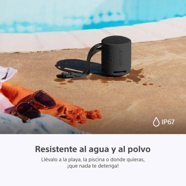 PARLANTE SONY PORTÁTIL SRS-XB100 BLUETOOTH WATERPROOF NEGRO - 6