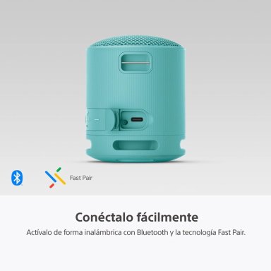 PARLANTE SONY PORTÁTIL SRS-XB100 BLUETOOTH WATERPROOF AZUL - 2