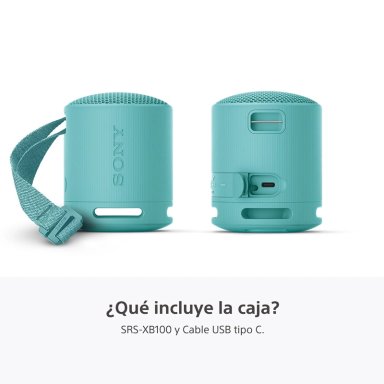 PARLANTE SONY PORTÁTIL SRS-XB100 BLUETOOTH WATERPROOF AZUL - 4