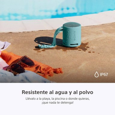 PARLANTE SONY PORTÁTIL SRS-XB100 BLUETOOTH WATERPROOF AZUL - 6