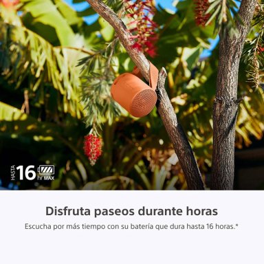 PARLANTE SONY PORTÁTIL SRS-XB100 BLUETOOTH WATERPROOF NARANJA - 5