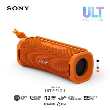 PARLANTE BLUETOOTH SONY SRS-ULT10 PORTÁTIL ULT FIELD 1 NARANJA - 1