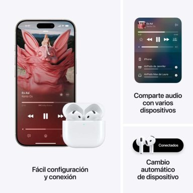 AIRPODS 4TA GENERACIÓN CANCELACIÓN RUIDO BLUETOOTH - 6