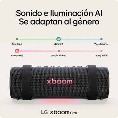 PARLANTE LG XBOOM GRAB 30W PORTÁTIL 20 H BATERÍA CERTIFICACIÓN MILITAR IP67 (2025) - 11