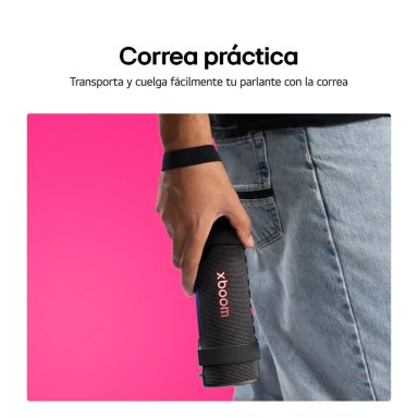 PARLANTE LG XBOOM GRAB 30W PORTÁTIL 20 H BATERÍA CERTIFICACIÓN MILITAR IP67 (2025) - 14