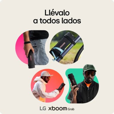 PARLANTE LG XBOOM GRAB 30W PORTÁTIL 20 H BATERÍA CERTIFICACIÓN MILITAR IP67 (2025) - 15