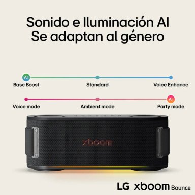 PARLANTE LG XBOOM BOUNCE 40W PORTÁTIL 30 H BATERÍA CERTIFICACIÓN MILITAR IP67 (2025) - 12