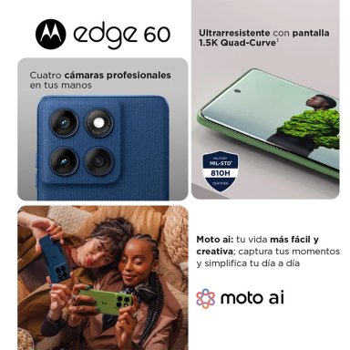 CELULAR MOTOROLA EDGE 60 512GB 12GB RAM 50MP 6.7” - 6