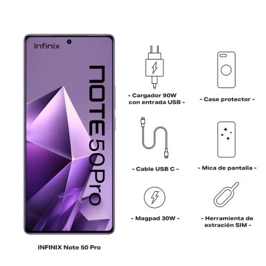 CELULAR INFINIX NOTE 50 PRO 256GB - 2