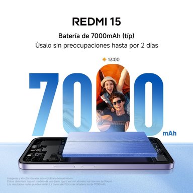 CELULAR XIAOMI REDMI 15 256GB - 5