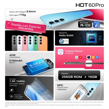 CELULAR INFINIX HOT 60 PRO 256GB - 3