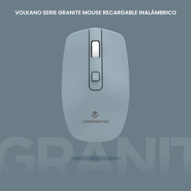 MOUSE INALÁMBRIC VOLKANO GRANITE SERIES RECARGABLE - 2