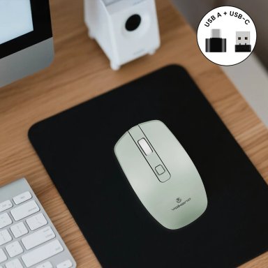 MOUSE INALÁMBRICO VOLKANO GRANITE SERIES RECARGABLE - 5