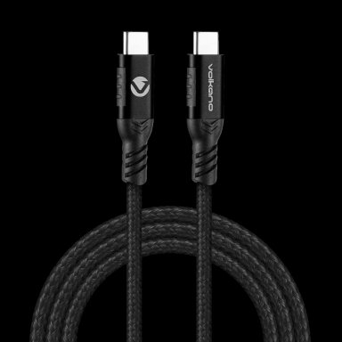 CABLE TIPO C A TIPO C VOLKANO WEAVE SERIES 100W 1.2M - 6