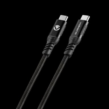 CABLE TIPO C A TIPO C VOLKANO WEAVE SERIES 100W 1.2M - 7