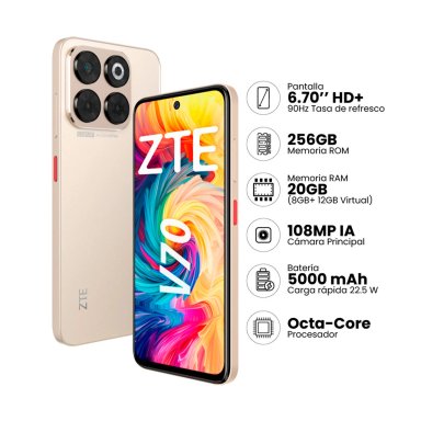 CELULAR ZTE BLADE V70 GOLD 256GB - 5