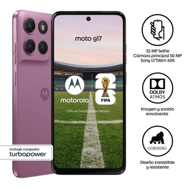 CELULAR MOTOROLA MOTO G17 256GB RAM - 3