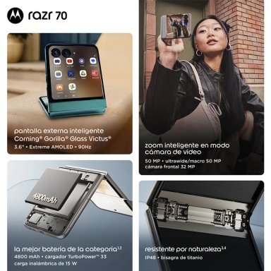 CELULAR MOTOROLA MOTO RAZR 70 512GB 12GB - 10