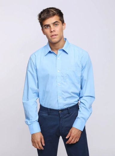 CAMISA HOMBRE KENNETH STEVENS SÓLIDA - 1