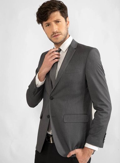 SACO HOMBRE MARQUIS RECTO BÁSICO BLAZER BAS MQS - 3