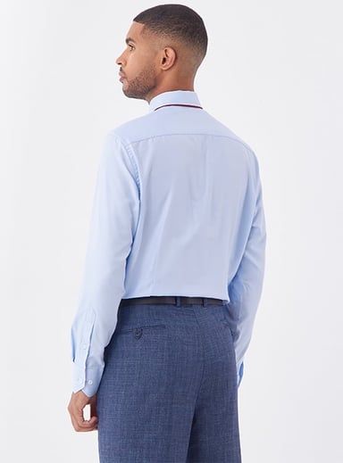 CAMISA MANGA LARGA ALGODÓN HOMBRE PURO EGO CELESTE PEPV24CAMV22_310 - 2