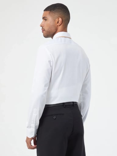 CAMISA MANGA LARGA HOMBRE JOHN HOLDEN BLANCO MARK 2CF212 - 2