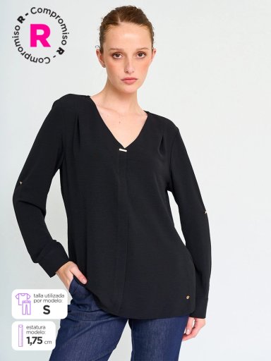 BLUSA MANGA LARGA MUJER CACHAREL DAGATA