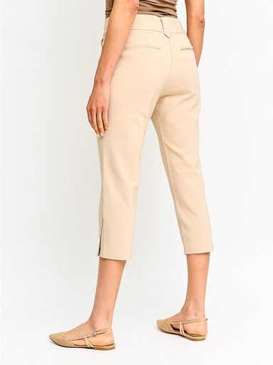 PANTALÓN CAPRI MUJER CACHAREL ENGAL BLANCO - 2