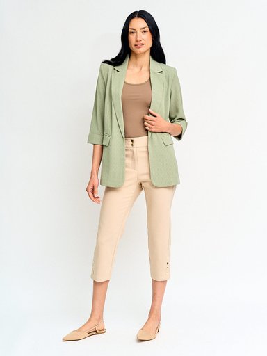 PANTALÓN CAPRI MUJER CACHAREL ENGAL BLANCO - 4