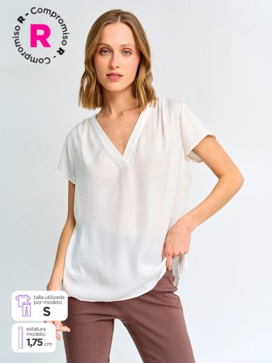 BLUSA MANGA CORTA MUJER CACHAREL EMA
