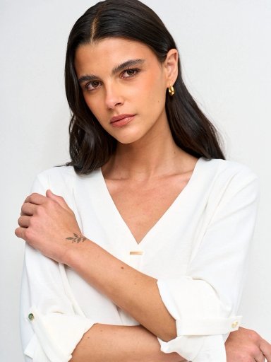 BLUSA MANGA LARGA MUJER CACHAREL DAGATA - 3