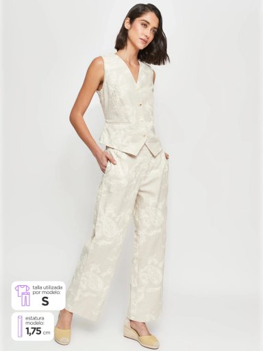 PANTALÓN REGULAR MUJER CACHAREL BAISLEY