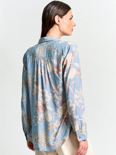 BLUSA MANGA LARGA MUJER CACHAREL BARCO - 2
