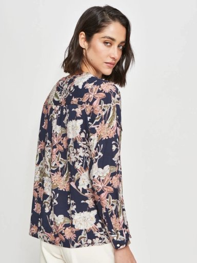 BLUSA MANGA LARGA MUJER CACHAREL CIERRE - 2