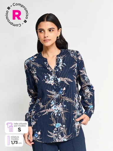 BLUSA MANGA LARGA MUJER CACHAREL DAISY