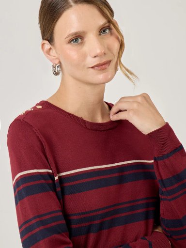SWEATER MANGA LARGA MUJER CACHAREL BARRY - 4