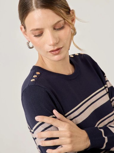 SWEATER MANGA LARGA MUJER CACHAREL BARRY - 4