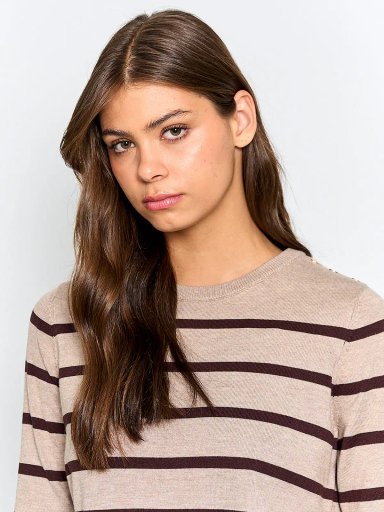 SWEATER MANGA LARGA MUJER CACHAREL BERRE - 3