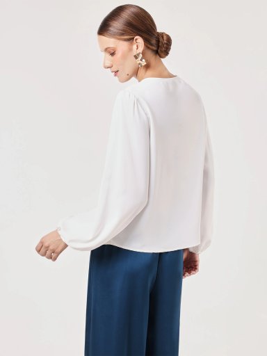 BLUSA MANGA LARGA MUJER CACHAREL EDITH - 2