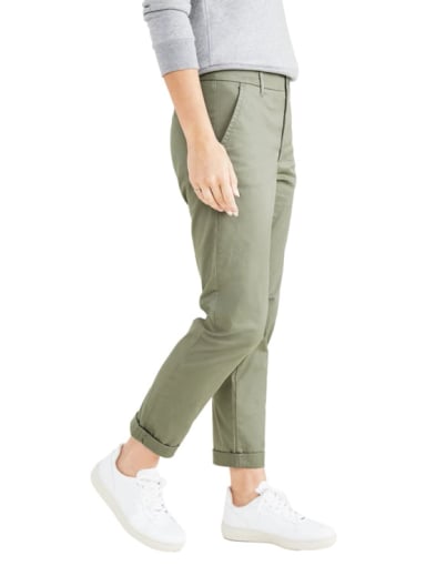 PANTALÓN SLIM MUJER DOCKERS VERDE WEEKEND CHINO - 2
