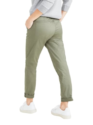 PANTALÓN SLIM MUJER DOCKERS VERDE WEEKEND CHINO - 3