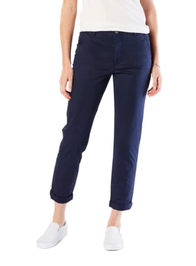 PANTALÓN SLIM MUJER DOCKERS AZUL WEEKEND CHINO - 1