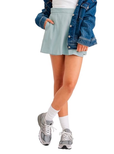 FALDA MINI MUJER DOCKERS GRIS A6991-0004 - 2