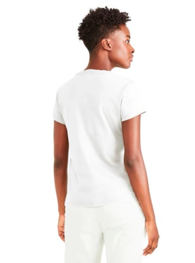 POLO MUJER DOCKERS BLANCO FAVORITE TEE - 2