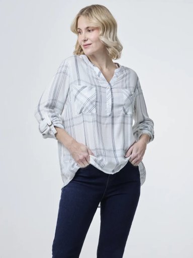 BLUSA MANGA LARGA MUJER AZIZ CALA