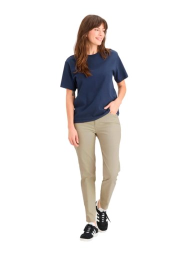 PANTALÓN ALGODÓN SLIM MUJER DOCKERS CAQUI MINNA JEANCUT