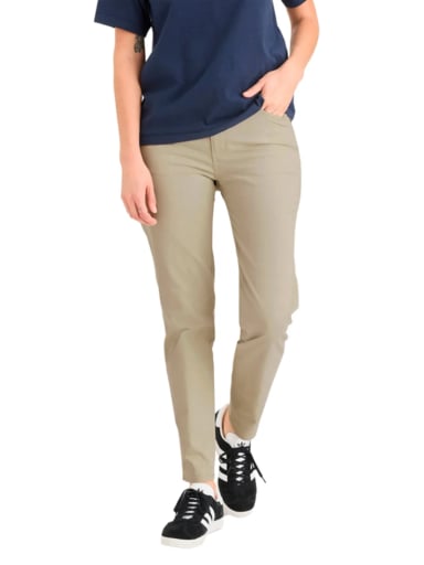PANTALÓN ALGODÓN SLIM MUJER DOCKERS CAQUI MINNA JEANCUT - 2