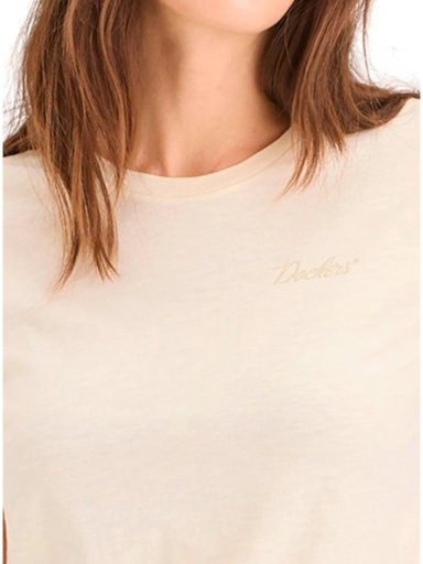 POLO MANGA CORTA ALGODÓN MUJER DOCKERS CAQUI GRAPHIC TEE - 4