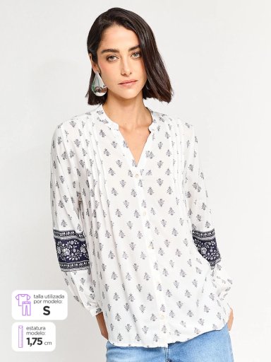 BLUSA MANGA LARGA MUJER AZIZ BERNI - 1